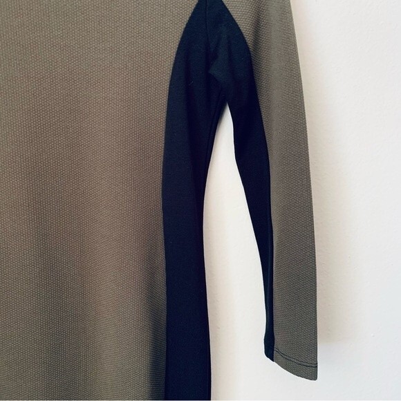 H&M Forest Green & Black Cocktail Date Night Bodycon Ribbed Mini Dress | Size: 8 - Picture 11 of 14